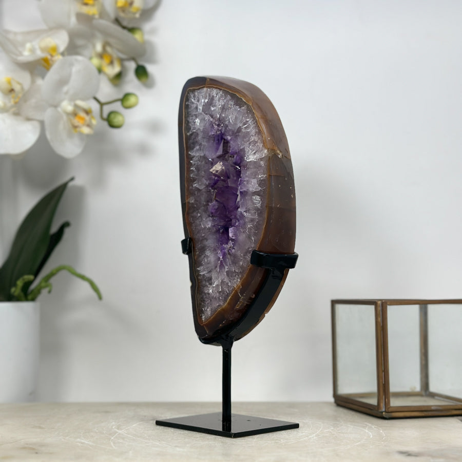 Natural Amethyst &amp; Agate Crystal Portal - MWS1948