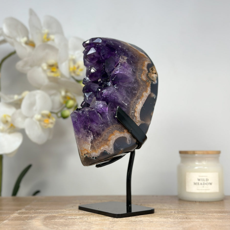 Natural Amethyst Crystal Formation - MWS1478