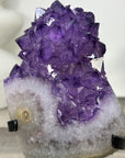 Uruguayan Amethyst Cluster with Large & Shinny Crystals - MWS3308
