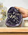Large Natural Amethyst Geode with Calacite Inclusions - CBP1141
