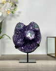 Uruguayan Amethyst Cluster with Stalactite Crystal Formations - MWS2687