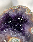 Natural Amethyst & Jasper Stone Geode from Uruguay - STGE0094