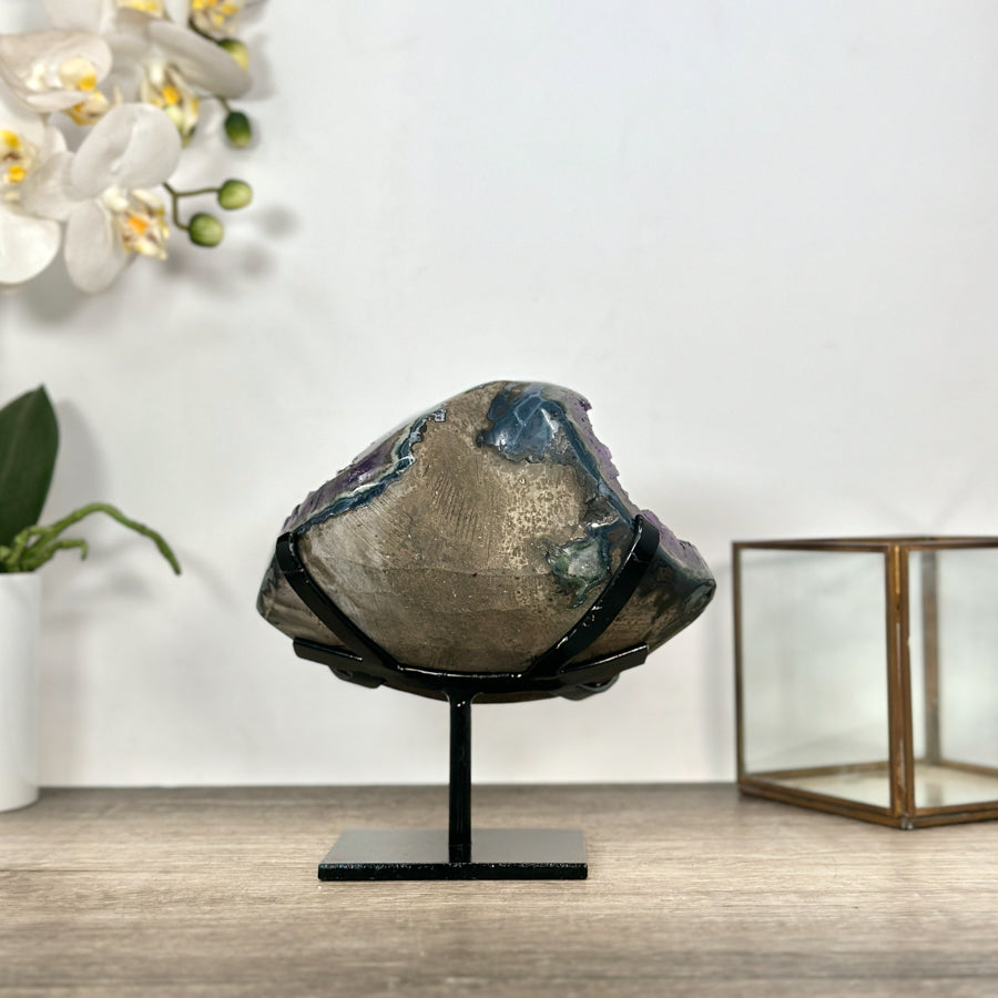 Top Quality Natural Amethyst Crystal - Stand Included - MWS3025