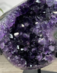 Deep Purple Natural Amethyst Geode Statement Piece - MWS2551