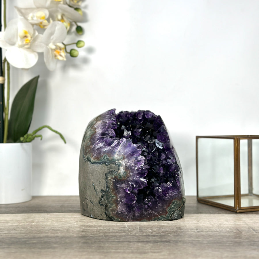 Uruguayan Amethyst Stone for Home Decor Display - CBP1228