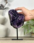 Natural Amethyst Crystal Cluster on Stand - MWS3210