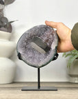 Collection Grade Amethyst Geode with Calcite Formation - MWS3381