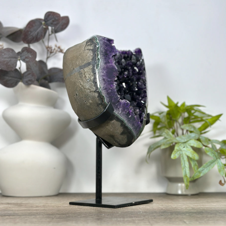 Top Quality Uruguayan Amethyst Crystal - Stand Included - MWS3085