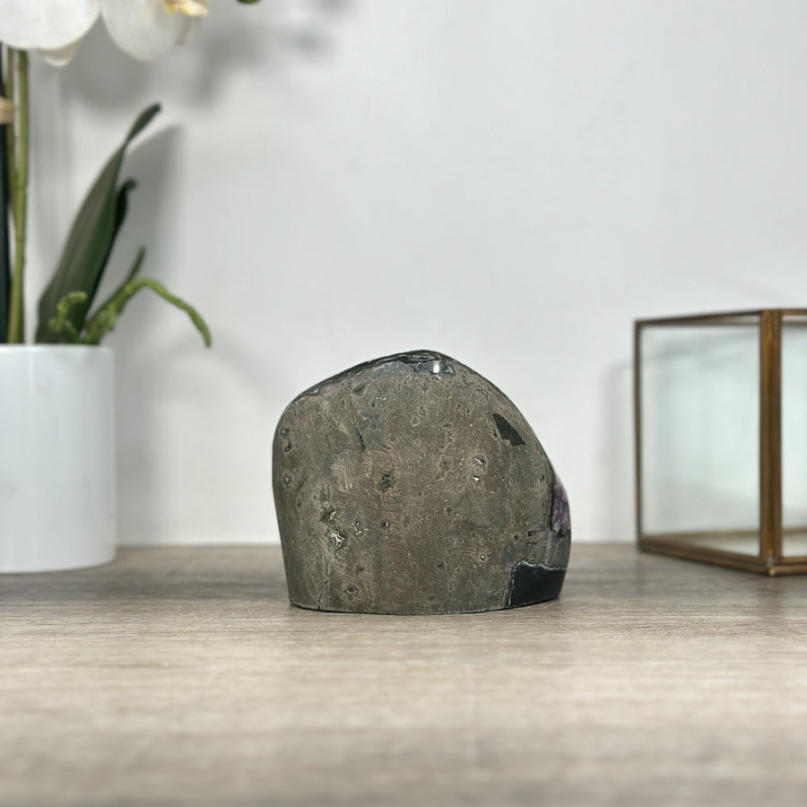 Natural Amethyst Geode with Self Standing Base - CBP1206