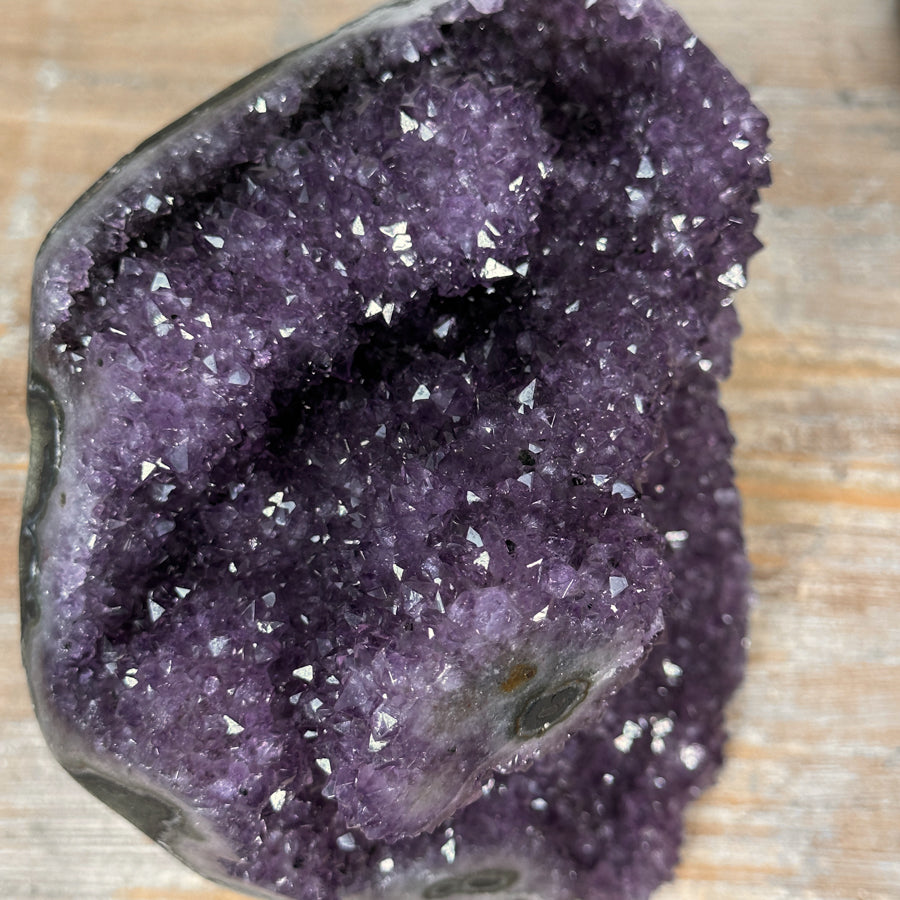 Natural Amethyst Crystal Cluster full of Stalactites - CBP1163