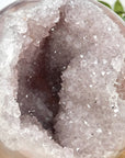 Amethyst & Quartz Druzy Sphere Geode - SPH0170