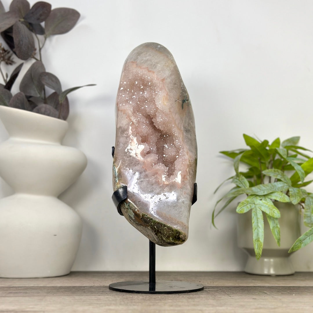 Large Natural Peach Tone Quartz Specimen - MWS3365