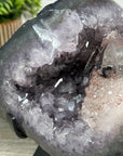 Natural amethyst Geode with Calcite Formation - MWS2424