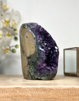 Amethyst Crystal Geode Stand-Up Specimen - CBP1160