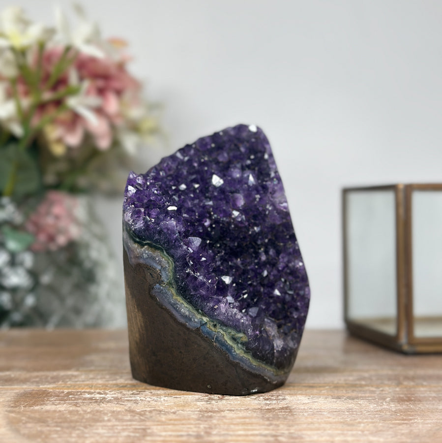 Natural Amethyst Cathedral Crystal Selfstanding - CBP1083