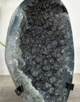 Natural Black Quartz Sugar Druzy – Sparkling Dark Crystal Cluster - MWS2525
