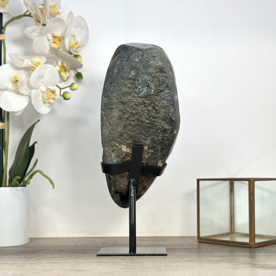 Unique Amethyst Geode on Metall Stand - MWS2474