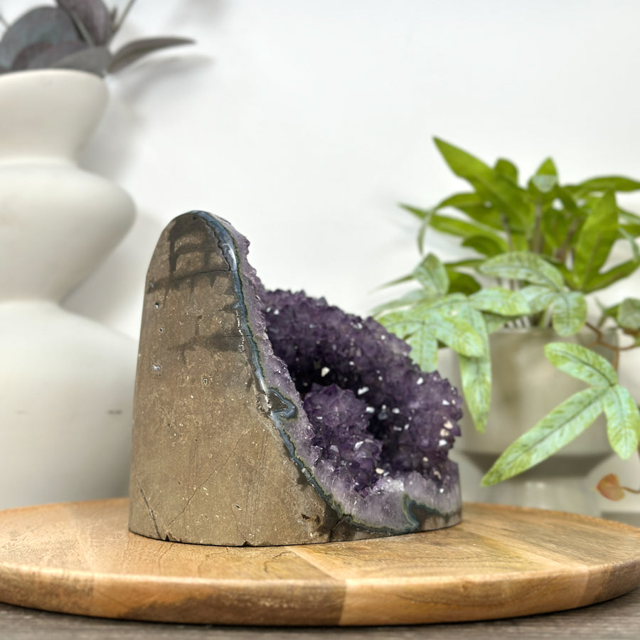 Amethyst Geode with Stalactite Formations - CBP1303