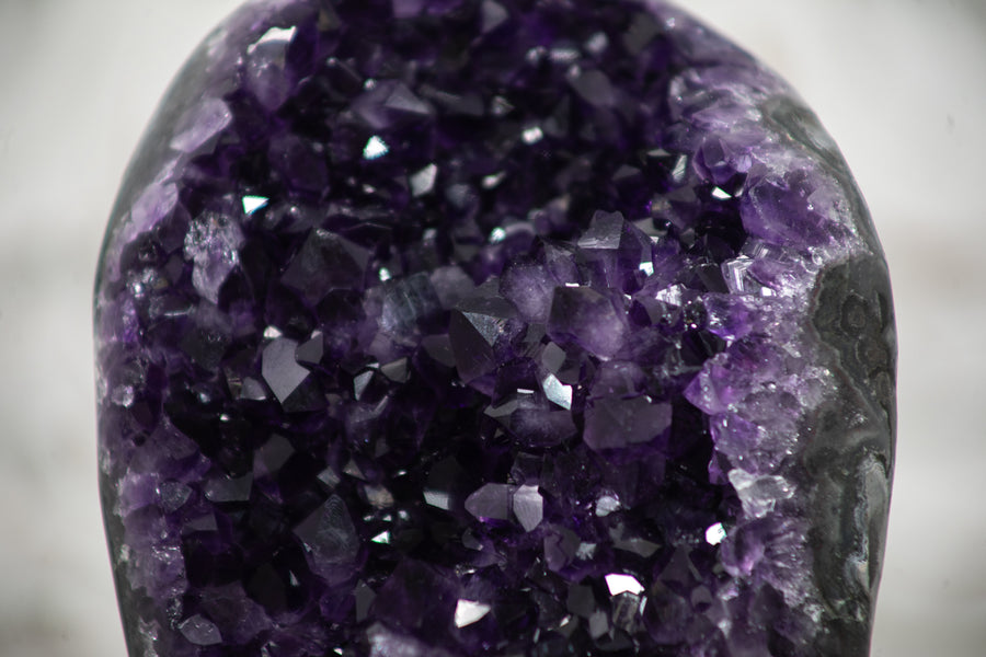 Beautiful Deep Purple Natural Amethyst Crystal - MWS0301
