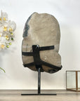 Huge Uruguayan Natural Amethyst Specimen on Metal Stand - MWS2968
