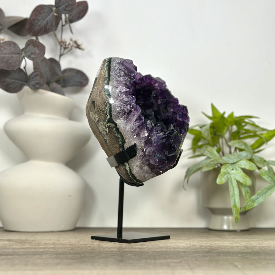 Natural Uruguayan Amethyst Crystal Formation - MWS3083