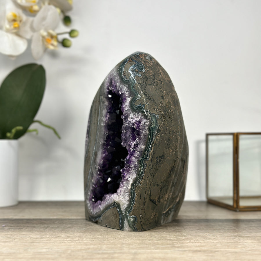 Natural Deep Purple Natural Amethyst Cathedral - CBP1266