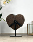Uruguayan Amethyst Stone Heart Carving - HST0310