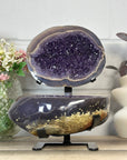 Huge Natural Amethyst Geode with Agate Shell - MWS3403