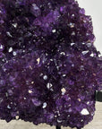 Purple Amethyst Cluster on Stand - Home or Office Display Specimen - MWS2631