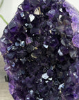 Deep Purple Natural Amethyst Geode with Stand - MWS2588