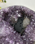 Natural Uruguayan Amethyst Crystal Cluster with Natural Calcite Inclusion - MWS2799