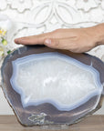 Natural Agate & Quartz Tray - AGSL0030