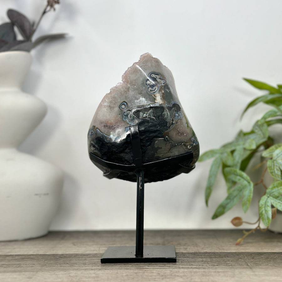 Natural Quartz Stalactite Crystal Formation on Stand - MWS3226