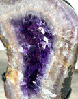 Large Natural Amethyst Portal, Handmade Stand Included - MWS2324