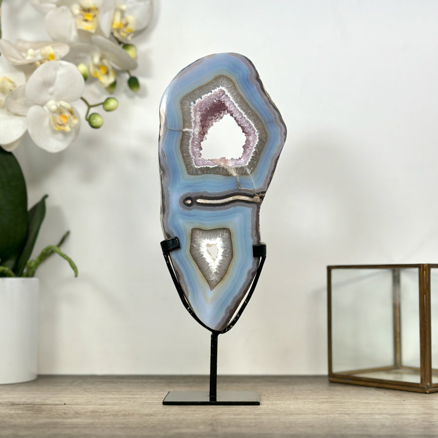 Natural Agate &amp; Amethyst Stone Portal - MWS3006
