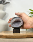 Quartz Druzy & Agate Sphere Geode - SPH0198