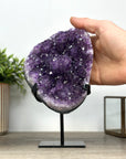 Natural Amethyst Crystal Cluster – Elegant Home Décor Accent - MWS2413