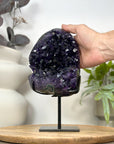 Top Quality Uruguayan Amethyst Specimen on Metal Stand - MWS3064