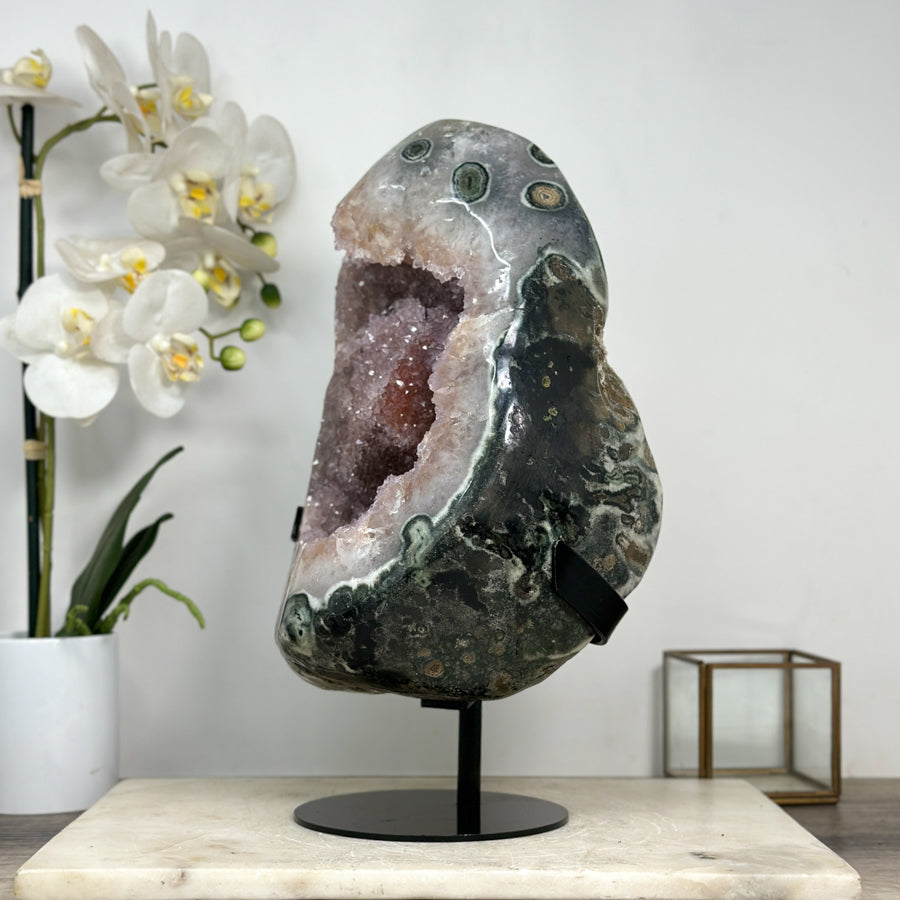 XXL Natural Quartz Geode with Stunning Crystal Formation - MWS0450