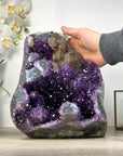 LArge Amethyst Stone with Stalctites & Calcite Formation - CBP1224