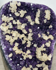A Grade Uruguayan Amethyst Stone with Calcite inclusions - CBP1285