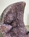 Amethyst & Agate Moon Carving - Stand Icnluded - MWS2578