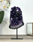 Premium Uruguayan Amethyst Crystal - Stand Included - MWS2945