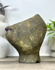 Natural Blue Agate & Amethyst Crystal for Home Decor - CBP1395