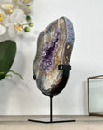 Amethyst Geode Slice with Deep Purple Crystals - MWS2907