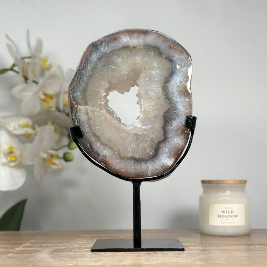 Natural Quartz Stone Slice Portal - MWS1544