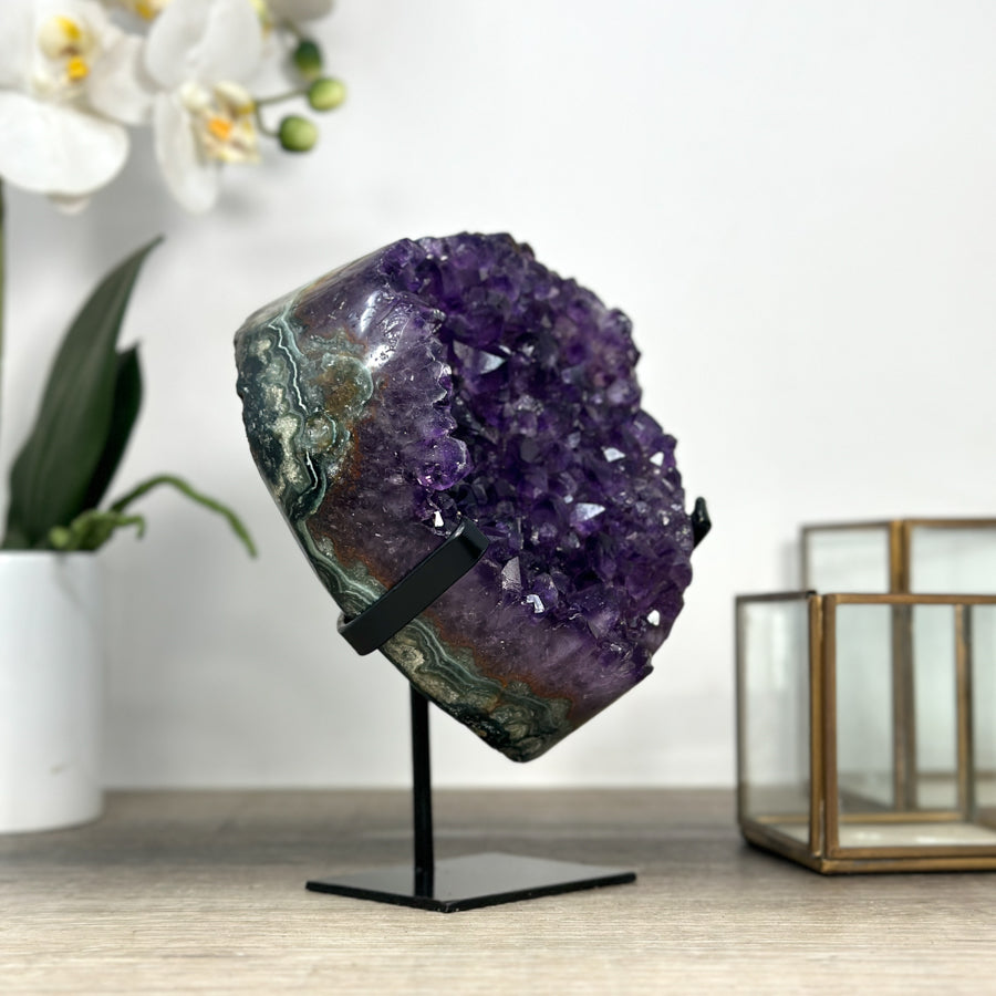 Stunning Natural Amethyst Crystal Cluster - MWS2299