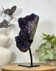 Top Quality Uruguayan Amethyst Specimen on Metal Stand - MWS3122