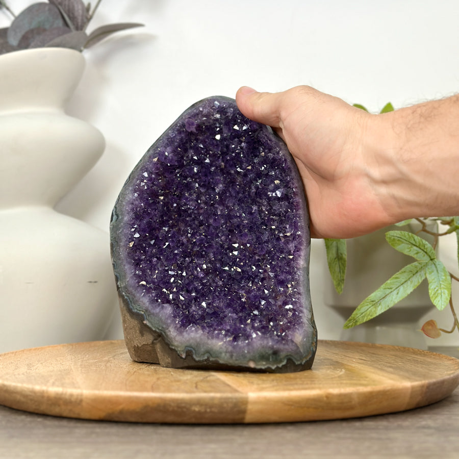 Uruguayan Amethyst cathedral Geode for Home Decor - CBP1306