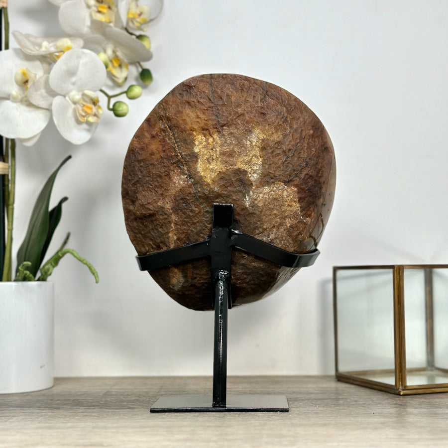 Natural Amethyst Geode with Stunning Quartz Shell - MWS2456